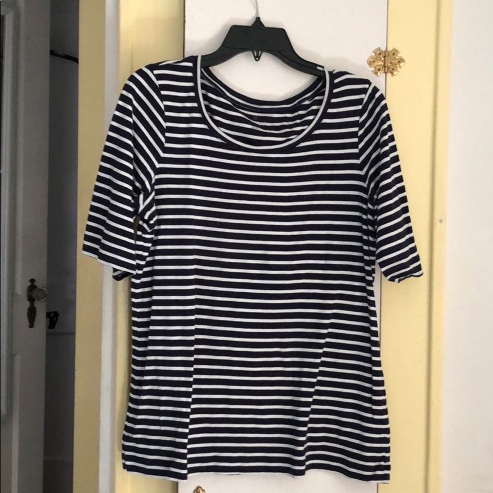 Nordstrom Short sleeved stripe top